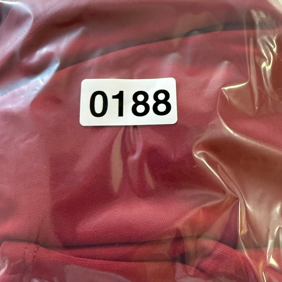 Theory Lefft One Shoulder Top Dark Vermilion Red Matte Jersey Size P - Picture 8 of 8